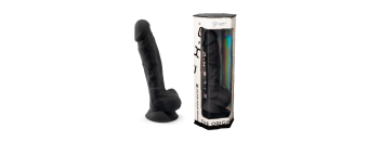 Фаллоимиатор термоактивный из Silexpan черный 9 220192AL