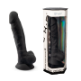 Фаллоимиатор термоактивный из Silexpan черный 9