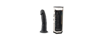 Фаллоимиатор термоактивный из Silexpan 7.5 черный 220697AL