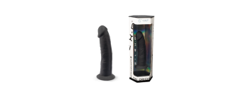 Фаллоимиатор термоактивный из Silexpan 6 черный 220796AL