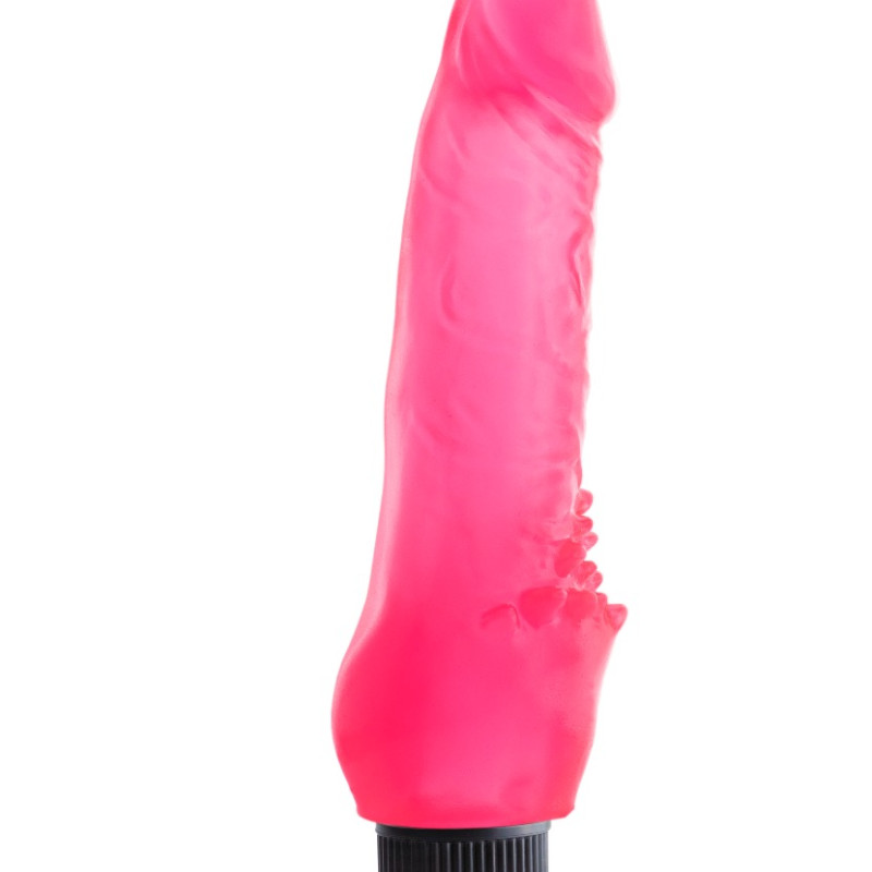 Вибратор гелевый розовый 220900ru