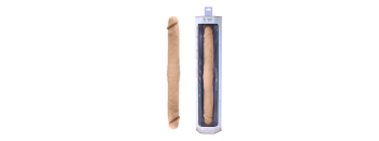 Фаллоимиатор термоактивный из Silexpan 15 двухголовый 222073AL