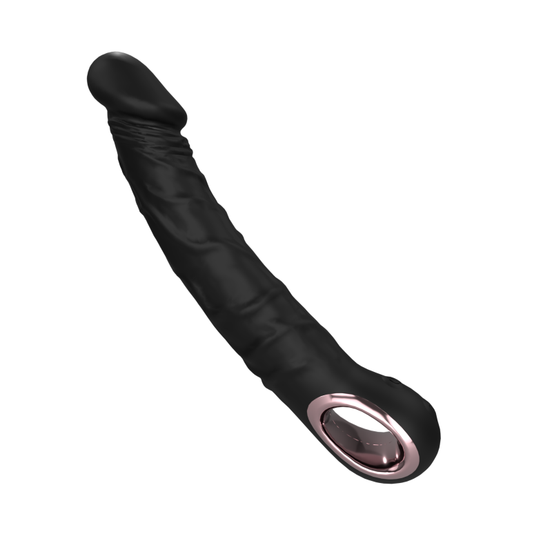 Силиконовый вибратор черный SW3020Black