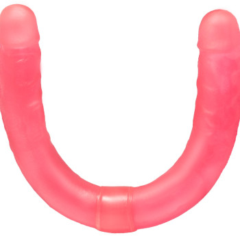 Двойной фаллоимитатор гелевый 251100ru