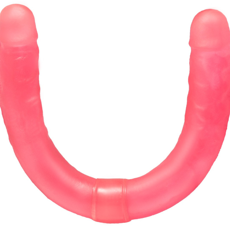 Двойной фаллоимитатор гелевый 251100ru