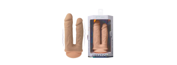 Вибратор Двойной термоактивный из Silexpan 8 с пультом ДУ 255972AL