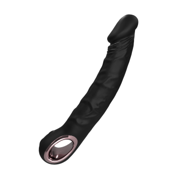 Силиконовый вибратор черный SW3020Black