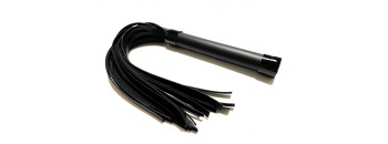 Плеть из эко-кожи чёрная 50012ars