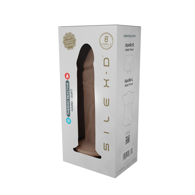 Фаллоимиатор термоактивный из Silexpan 8