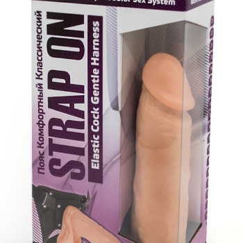 Страпон Харнес в подарочной упаковке из ПВХ 281503ru