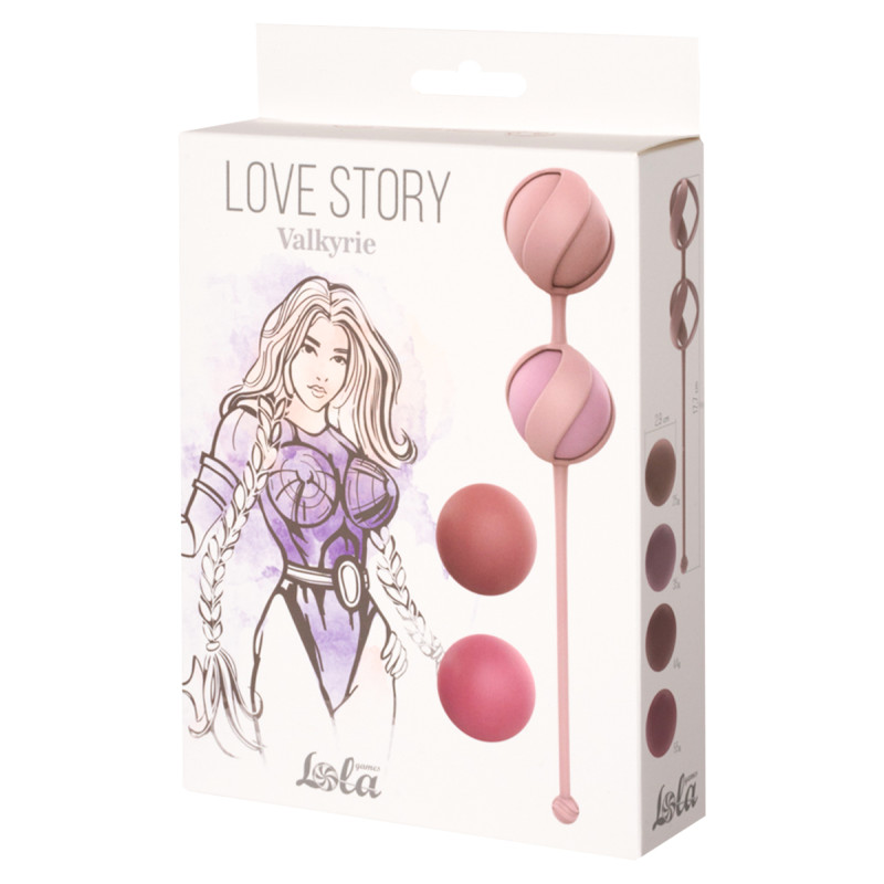 Набор Сменных Вагинальных Шариков Love Story Valkyrie Pink 3013-01lola