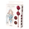 Набор Сменных Вагинальных Шариков Love Story Valkyrie Wine Red 3013-02lola