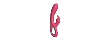 Силиконовый вибратор-кролик красный SW3021R