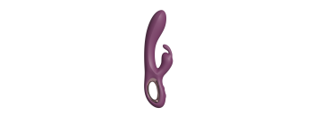 Силиконовый вибратор-кролик фиолетовый SW3021F