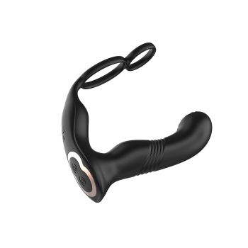 Пульсирующий массажер простаты с эффектом фингеринга SW3026