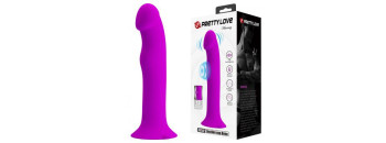 Нереалистичный Фаллоимитатор с Вибрацией и Пульсацией Pretty Love BI-014952-1