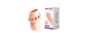 Рельефная насадка с открытой головкой Pretty Love Oscar BI-026247