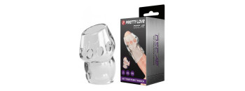 Рельефная насадка с открытой головкой Pretty Love Oscar BI-026247-1