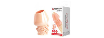 Рельефная насадка с открытой головкой Pretty Love Matias BI-026248