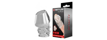 Рельефная насадка с открытой головкой Pretty Love Matias BI-026248-1