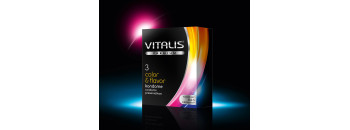 Презервативы VITALIS premium №3 Color & flavor 3253VP