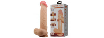 Фаллоимитатор с эффектом скользящей кожи Pretty Love BW-008103NRG