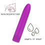 Пурпурный матовый пластиковый вибратор (14*2,5 см) 3313-02