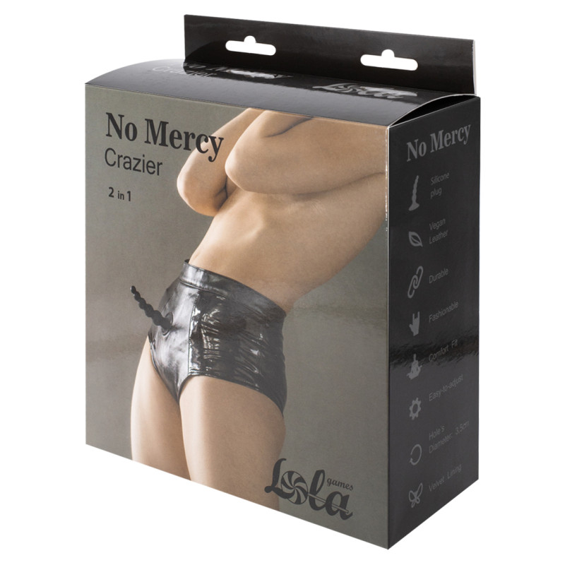 Набор Трусиков с Анальной Пробкой No Mercy Crazier M/L 3336-02lola