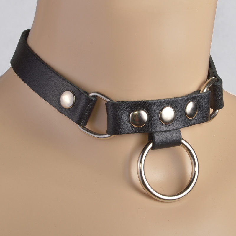 Чокер с Клепками и Кольцом 3368-1