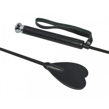 Стек-сердце с кожаной ручкой  3039-1