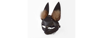 Маска Заяц  Коричневая 3415-8