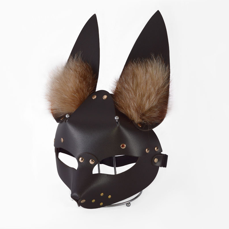 Маска Заяц  Коричневая 3415-8