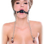 Кляп FF EXTREME DELUXE BALL GAG & NIPPLE 367123PD