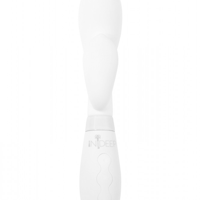 Перезаряжаемый вибратор Indeep PRO Juna White 7706-01indeep