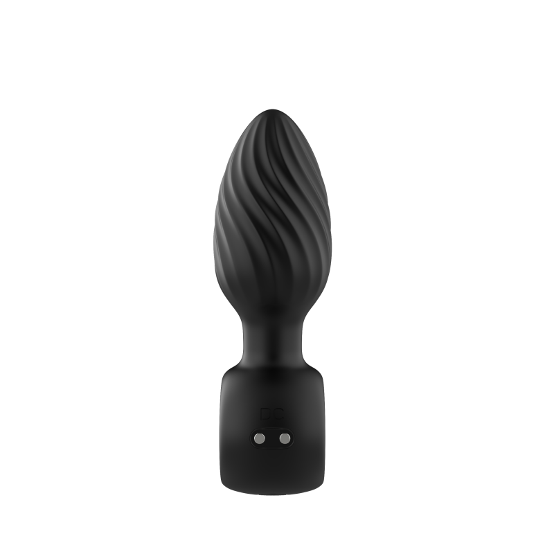 Анальная пробка с вибрацией и вращением (с пультом ДУ) SW1123