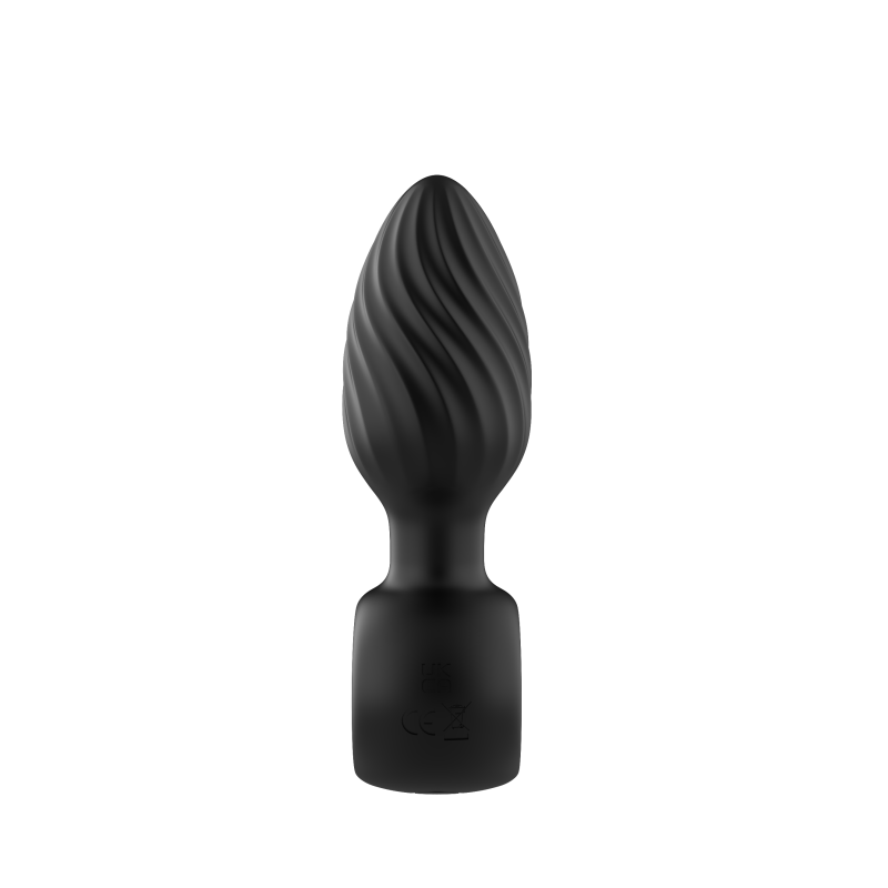 Анальная пробка с вибрацией и вращением (с пультом ДУ) SW1123