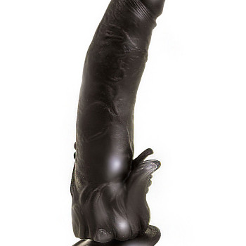 Фаллоимитатор на присоске черный 400200ru