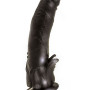 Фаллоимитатор на присоске черный 400200ru