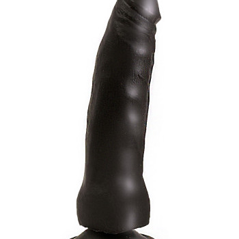 Фаллоимитатор на присоске черный 400700ru