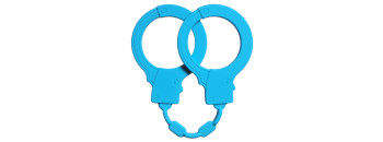 Силиконовые наручники Stretchy Cuffs Turquoise 4008-03Lola