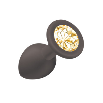 Анальная пробка Emotions Cutie Small Black  golden crystall 4011-07Lola