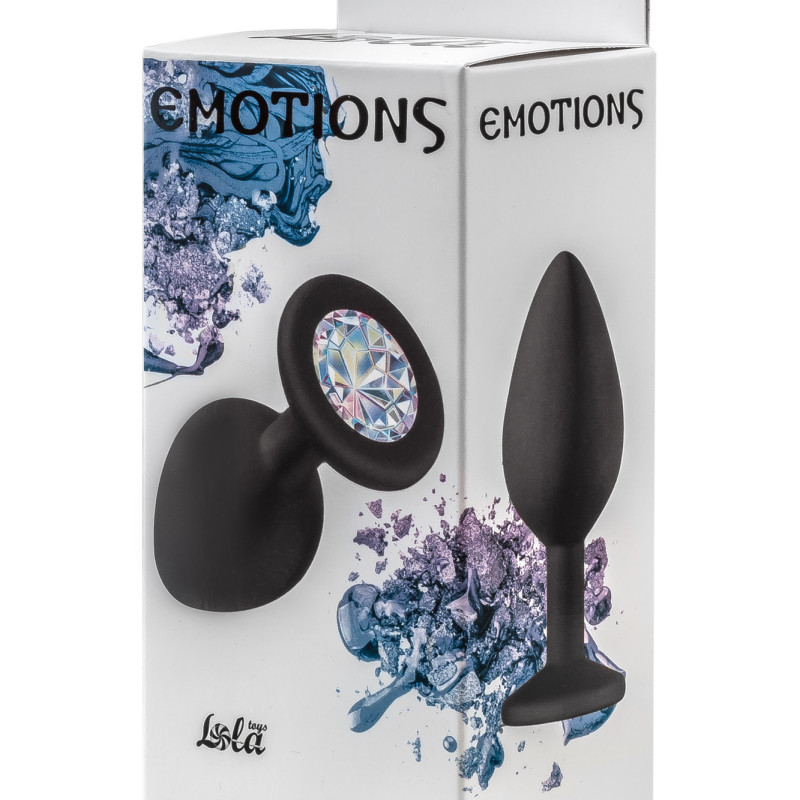 Анальная пробка Emotions Cutie Medium Black moonstone crystal 4012-08Lola