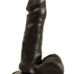 Фаллоимитатор на присоске черный 401400ru