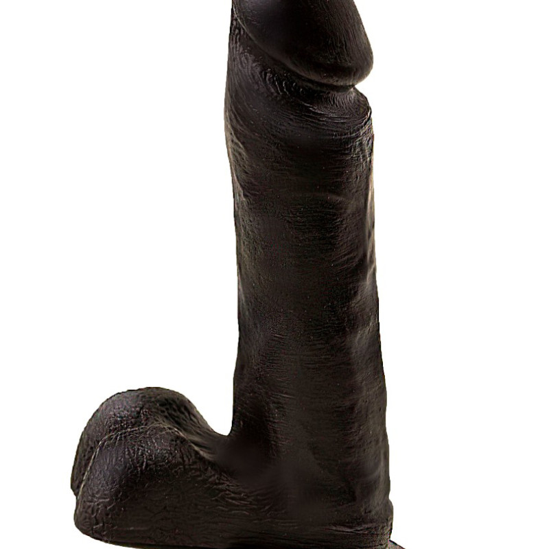 Фаллоимитатор на присоске черный 401500ru