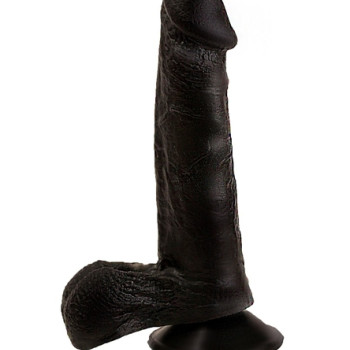 Фаллоимитатор на присоске черный 401600ru