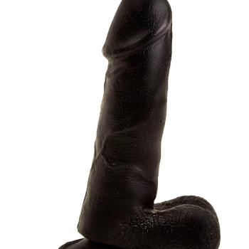Фаллоимитатор на присоске черный 401700ru