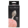 Анальная Пробка с Хвостом Diamond Twinkle Pink 4018-02lola