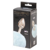 Анальная Пробка с Хвостом Diamond Twinkle Blue 4018-03lola