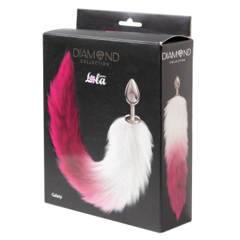 Анальная Пробка с Хвостом Diamond Galaxy Pink 4019-02lola