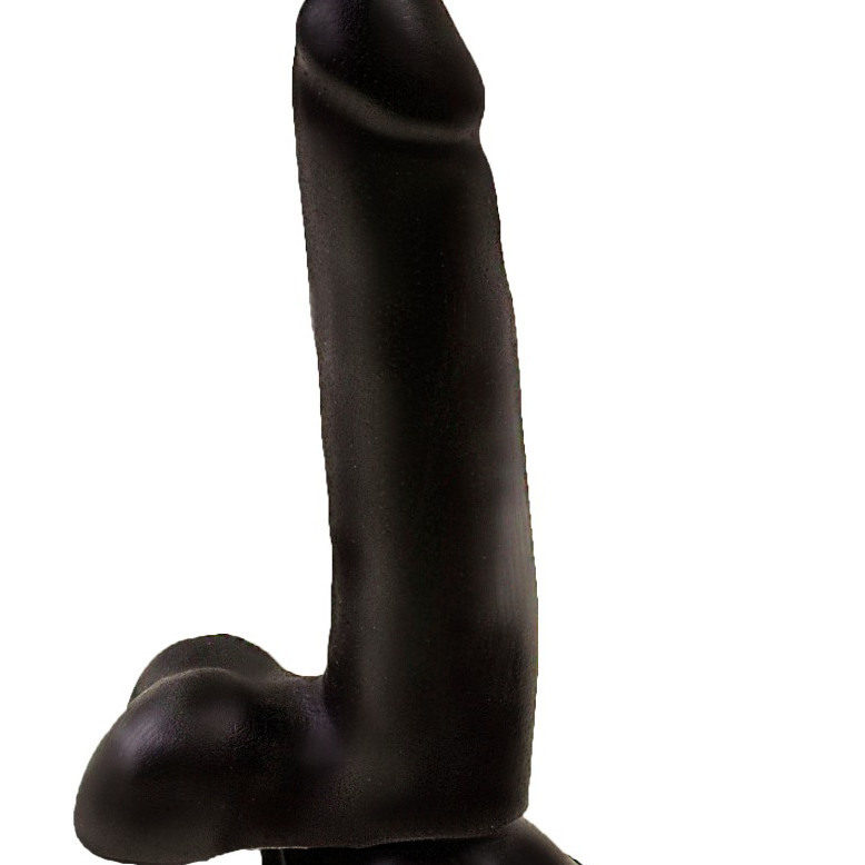 Фаллоимитатор на присоске черный 402000ru